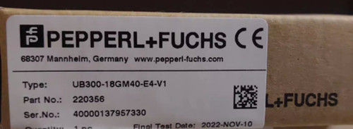 Pepperl+Fuchs Ub300-18Gm40-E4-V1 Ultrasonic Sensor Function Indicators