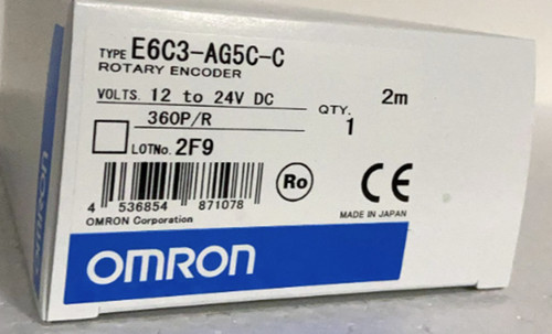 Omron E6C3-Ag5C-C 360P/R Sensor Rotary Encoder E6C3Ag5Cc 12 T0 24 Vdc