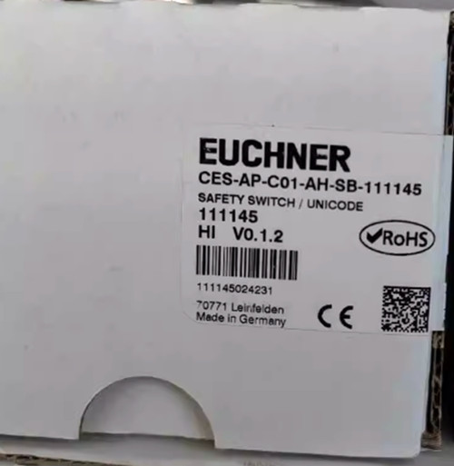 Euchner Ces-Ap-C01-Ah-Sb-111145 Safety Switch