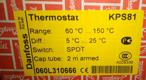 Danfoss Kps81 060L310666 Temperature Switch