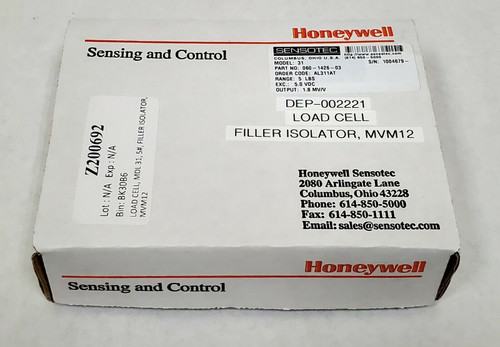 Honeywell Sensotec Model:31 Pn:060-1426-03 Range:5Lbs Load Cell