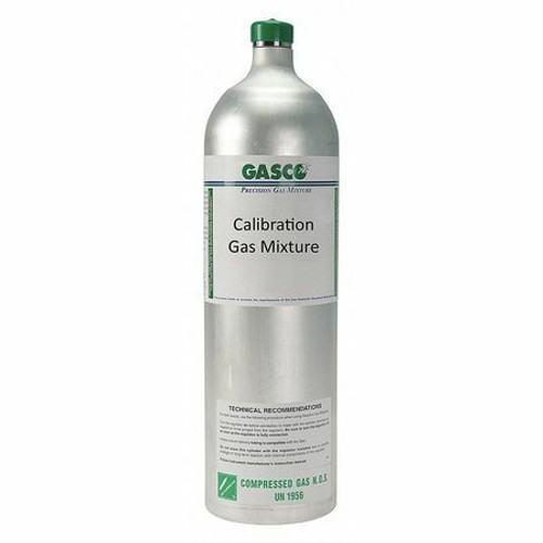 Gasco 74L-Hcn-10 Calibration Gas, Hydrogen Cyanide, Nitrogen, 74 L, C-10