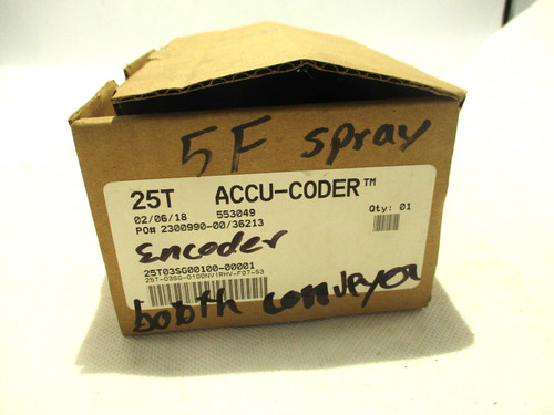 Accu-Coder 25T-03Sg-0100-Nv1Rhv-F07-S3 Encoder