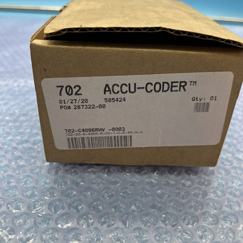Accu-Coder Incremental Shaft Encoder Model 702 (702-C4096Rhv-0003)