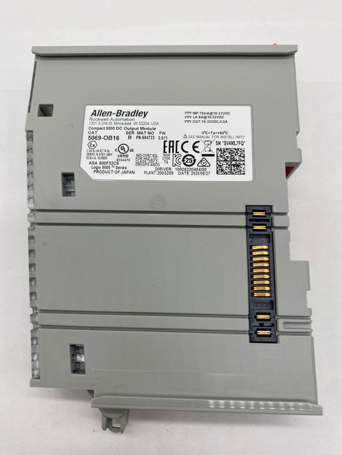 Allen-Bradley 5069-Ob16 Ser.B Compact I/O 5000 Output Module 16Pt 24Vdc