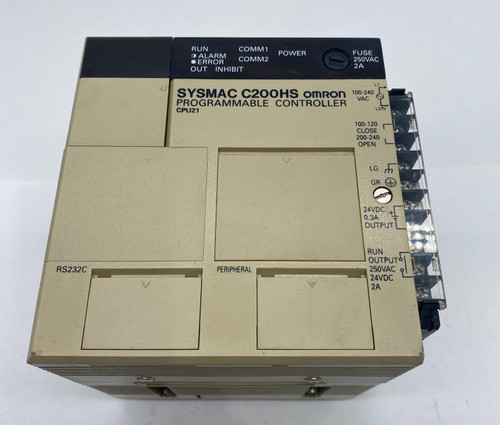 Omron C200Hs-Cpu21 Sysmac C200Hs Programmable Controller