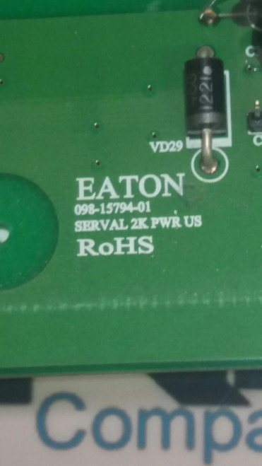 Eaton 098-15794-01 Main Circuit Board Serval 2K Pwr