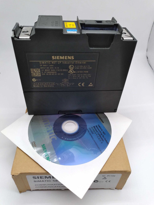 Siemens 6Gk7343-1Cx10-0Xe0 Simatic Net Cp Industrial Ethernet Processor (Case Da