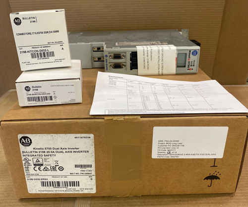 Allen-Bradley 2198-D020-Ers3 Ser. B Dual Axis Inverter Bulletin 2198