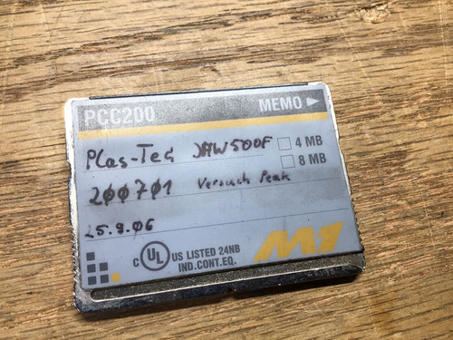 Bachmann Plc Module Memory Card Pcc200