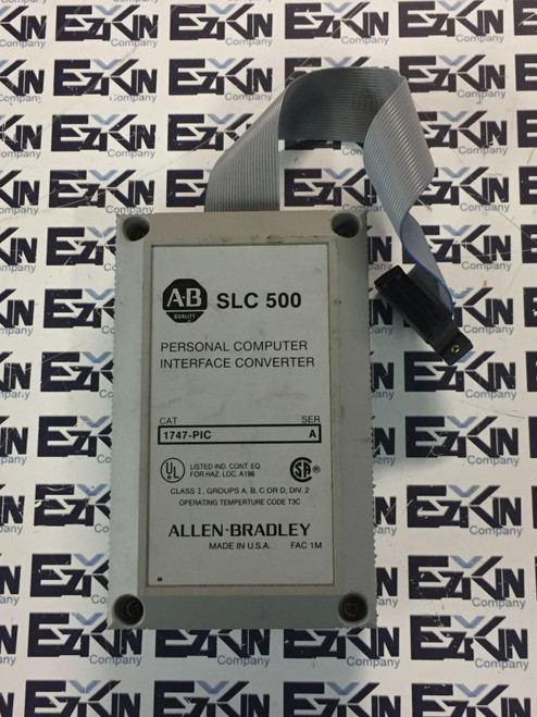 Allen Bradley 1747-Pic Ser A Slc 500 Personal Computer Interface Converter