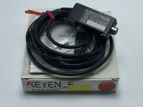 Keyence Corp Fs2-60P Fiber Photoelectric Sensor 12-24Vdc