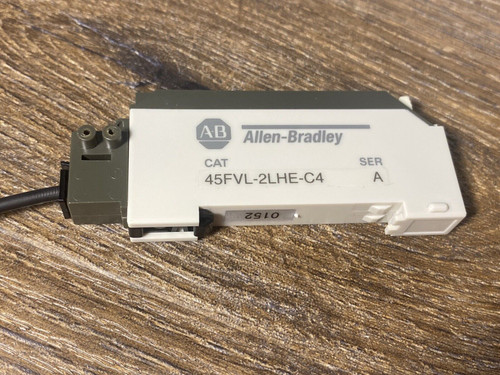 Allen Bradley Photoswitch 45Fvl-2Lhe-C4 Ser. A Fiber Optic Photoelectric Sensor