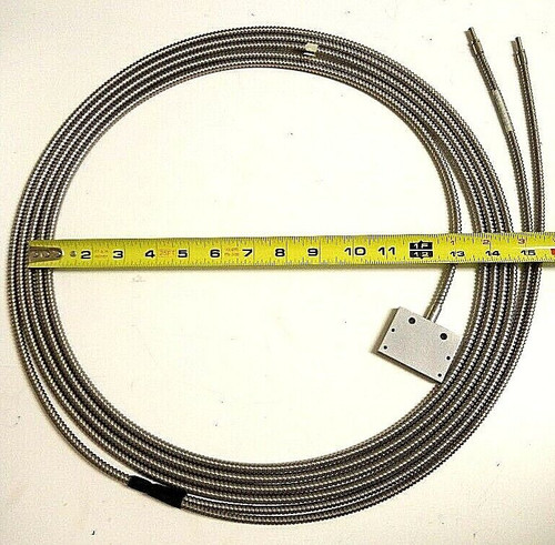 Banner Engineering Br2.520S Fiber Optic Light Guide Slot Sensing Tip 240" ~6M Lg