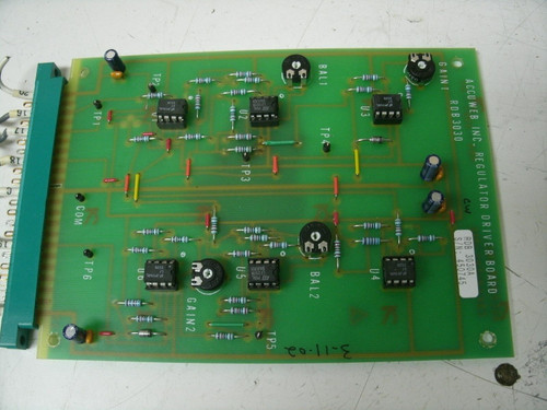 Accuweb Regulator Driver Board Rdb 3030 Rdb 3030A Rdb3030 Rdb3030A