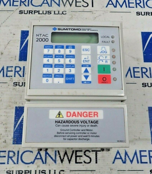 Sumitomo Ntac-2000 Nt20141A5 Ac Drive 2Hp@460V Input 380-480V Out- 12-460V 3Ph