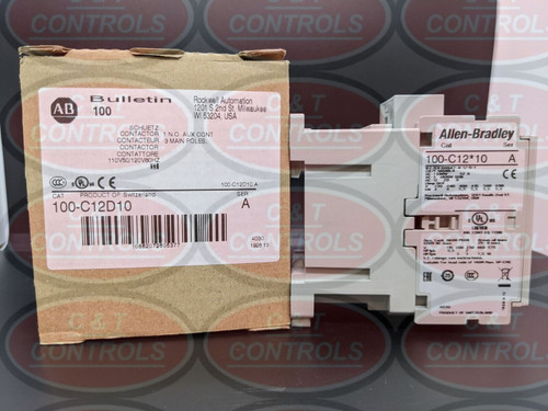 Allen-Bradley 100-C12D10 Iec Contactor 12Amp 120Vac