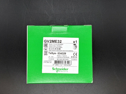 Square D Schneider Electric Gv2Me32 Manual Starter 24-32 Amps