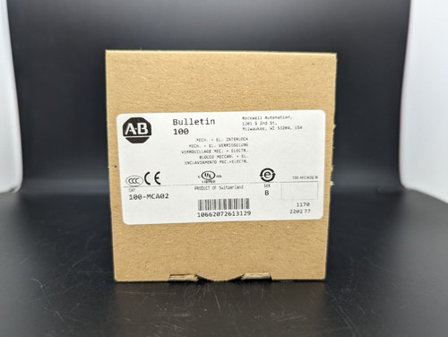 Allen Bradley 100-Mca02 Interlock 2 Nc Aux Contacts