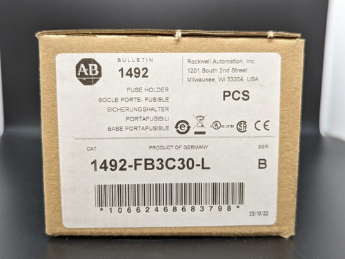 Allen Bradley 1492-Fb3C30-L Fuse Holder 30A 3P 110-600V