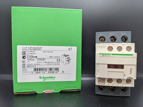 Square D Lc1D32G7 32 Amp 3 Pole 120V Ac Contactor