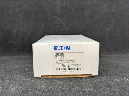 Eaton E50Sbn Limit Switch Body With 120Vac Neon Light 2No-2Nc