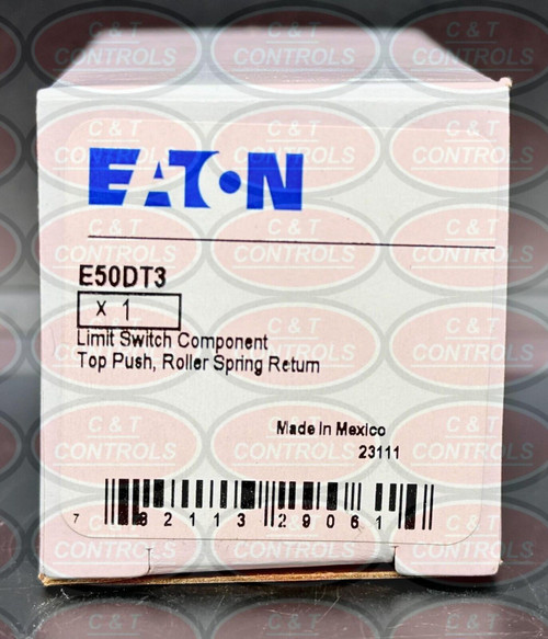Eaton E50Dt3 Top Push Roller Limit Switch