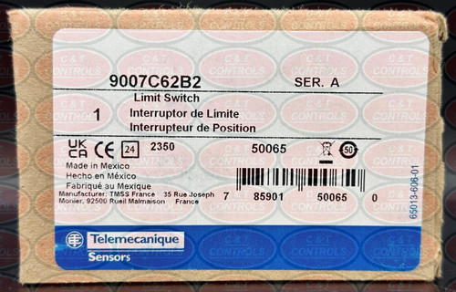 Square D / Telemecanique 9007C62B2 Limit Switch
