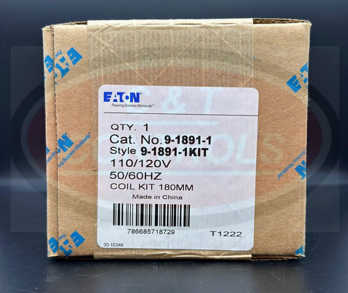 Eaton 9-1891-1 Coil 120/110V 60/50Hz Size 3,4,5 Acme Cutler Hammer