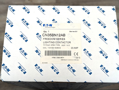 Eaton Cn35Bn12Ab 20A 12P 120V Elec Held Lighting Contactor