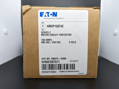 Eaton Hmcp150T4C 3P 150A Motor Circuit Protector