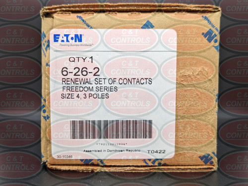 Eaton 6-26-2 3P Size 4 Real Contact Kit
