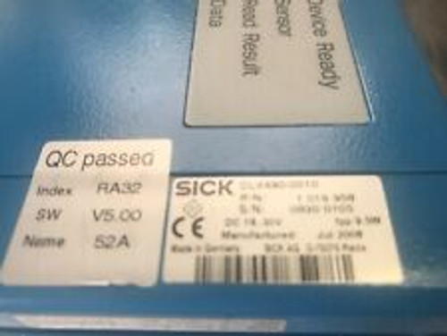 Sick Clv490-0010 1 016 958 Optic Bar Code Scanner Cvl490 In The Box