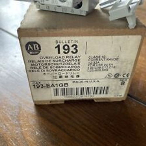 allen bradley industrial 193-ea1gb overload relay