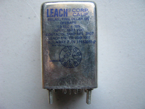 Leach Relay Td-1699-1001 Nsn: 5945-00-455-9479