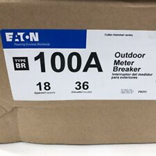Eaton 100A Outdoor Meter Breaker Semi-Flush Mbed1836B100Bf 1Ph/3W 120/240