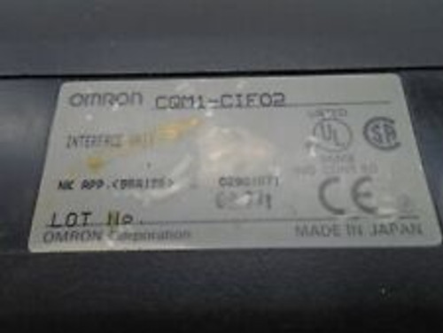 omron cqm1-cif02 interface unit