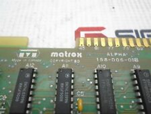 Matrox 158-D06-05B Video Monitor Board Card