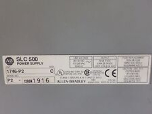 Allen Bradley 1746-P2 Slc 500 Power Supply Ser C