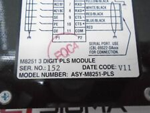 autotech controls asy-m8251-pls digit pls module 24v