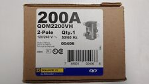 Square D Qom2200Vh 200-Amp 2-Pole Main Circuit Breaker
