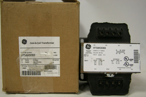 Ge 9T58K0088 Core And Coil Transformer 208/277/380/115/95V 50/60Hz