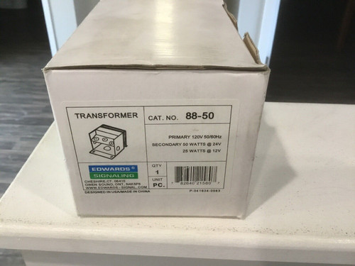 Edwards 88-50 Transformer 50Va 120V 50/60Hz