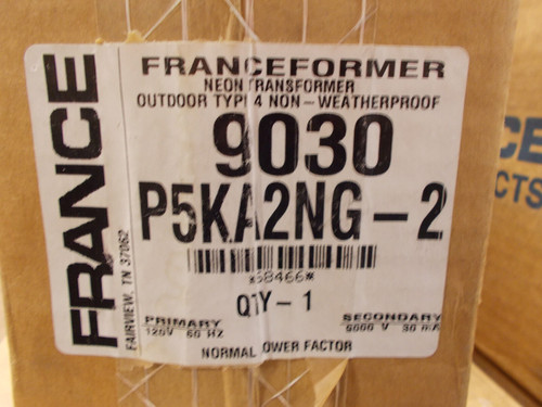 Franceformer 9030 P5Ka2 Ng-2 Neon Transformer. Electric S