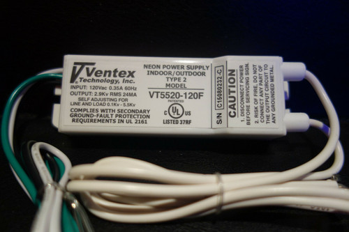 Ventex : Vt5520-120F Neon Transformer Indoor/Outdoor