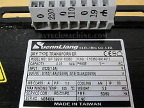 Suenn Liang Transformer 0.35 Kva Sp-Tbsw-10350