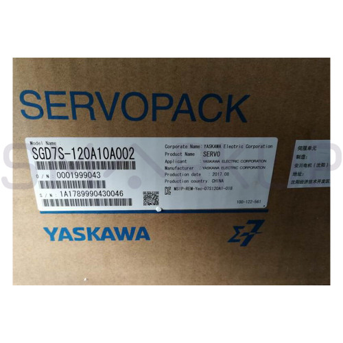 yaskawa sgd7s-120a10a002 servo drive