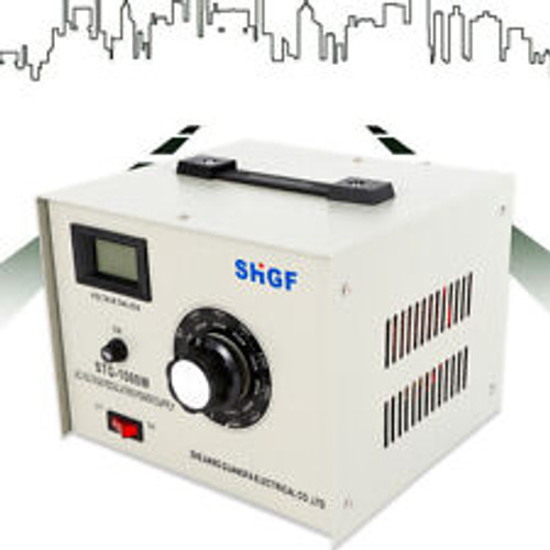 Stg-1000W Single Phase Ac Autotransformer Voltage Regulator Powerstat 0-300V