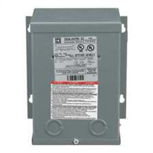 Square D 1S7F Transformer,1Kva,208Vac