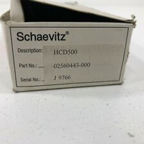 Schaevitz Hcd500 02560443-000 Differential Transformer